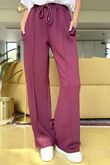Made in Italy Cricket City Seamed Jogger Beetroot